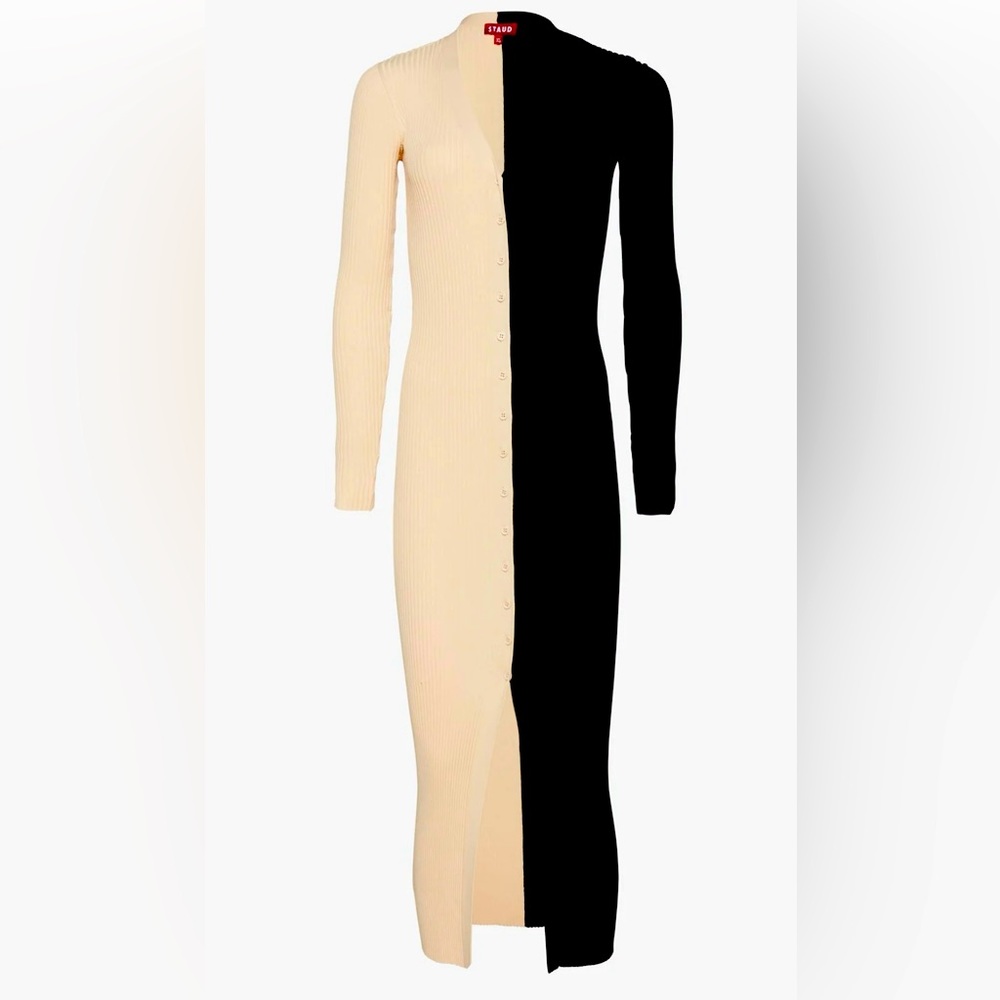 STAUD Shoko Sweater Buff Black